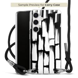 New Carry Case Transparent Stoff schwarz/silber