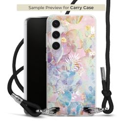 New Carry Case Transparent Stoff schwarz/silber