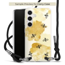 New Carry Case Transparent Stoff schwarz/silber