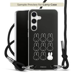 New Carry Case Transparent Stoff schwarz/silber