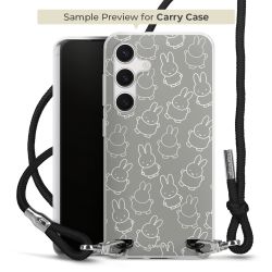 New Carry Case Transparent Stoff schwarz/silber