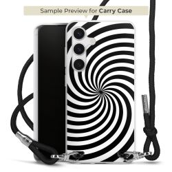 Carry Case Transparent Fabric black/silver