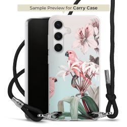 New Carry Case Transparent Stoff schwarz/silber