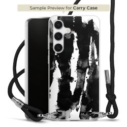 Carry Case Transparent Fabric black/silver