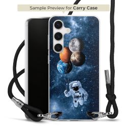 New Carry Case Transparent Stoff schwarz/silber