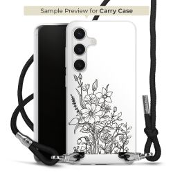 New Carry Case Transparent Stoff schwarz/silber