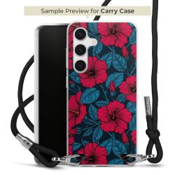 Carry Case Transparent Fabric black/silver