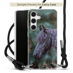 New Carry Case Transparent Stoff schwarz/silber