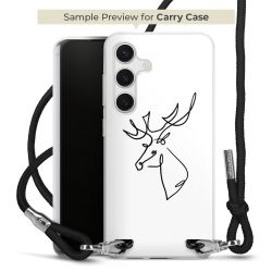 New Carry Case Transparent Stoff schwarz/silber