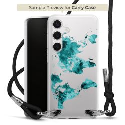 New Carry Case Transparent Stoff schwarz/silber