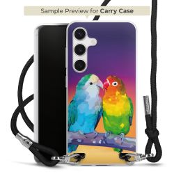 New Carry Case Transparent Stoff schwarz/silber