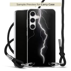 New Carry Case Transparent Stoff schwarz/silber