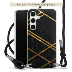 New Carry Case Transparent Stoff schwarz/silber