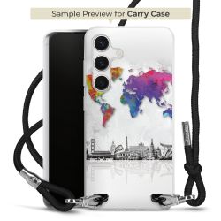 New Carry Case Transparent Stoff schwarz/silber