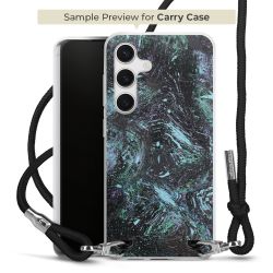New Carry Case Transparent Stoff schwarz/silber
