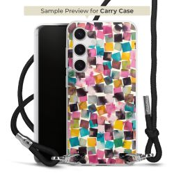 New Carry Case Transparent Stoff schwarz/silber