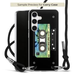 New Carry Case Transparent Stoff schwarz/silber