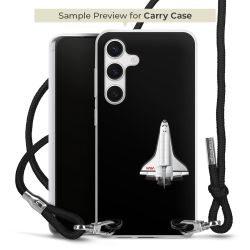 New Carry Case Transparent Stoff schwarz/silber