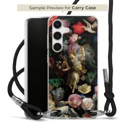 New Carry Case Transparent Stoff schwarz/silber