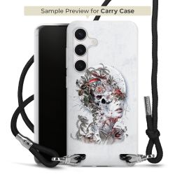 Carry Case Transparent Fabric black/silver