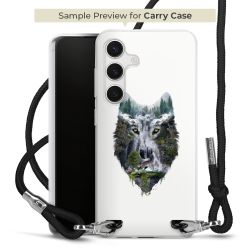 New Carry Case Transparent Stoff schwarz/silber