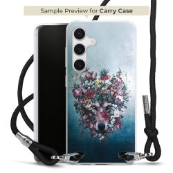 New Carry Case Transparent Stoff schwarz/silber