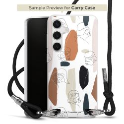 New Carry Case Transparent Stoff schwarz/silber