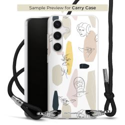 New Carry Case Transparent Stoff schwarz/silber