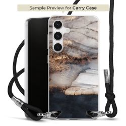 New Carry Case Transparent Stoff schwarz/silber