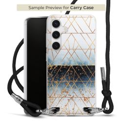 New Carry Case Transparent Stoff schwarz/silber