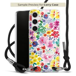 New Carry Case Transparent Stoff schwarz/silber