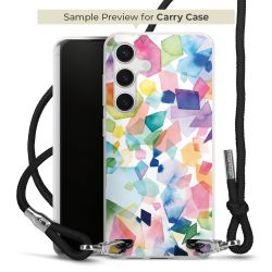 New Carry Case Transparent Stoff schwarz/silber