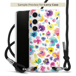 Carry Case Transparent Fabric black/silver