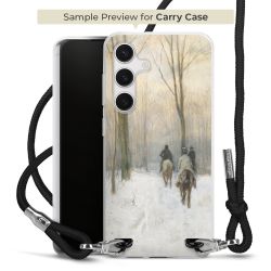New Carry Case Transparent Stoff schwarz/silber