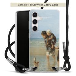 New Carry Case Transparent Stoff schwarz/silber