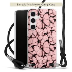 New Carry Case Transparent Stoff schwarz/silber