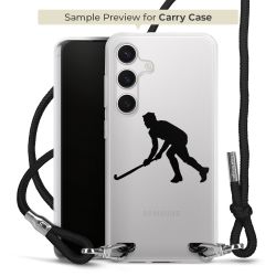 New Carry Case Transparent Stoff schwarz/silber