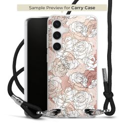 New Carry Case Transparent Stoff schwarz/silber