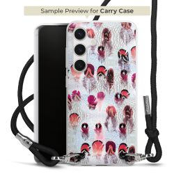 Carry Case Transparent Fabric black/silver