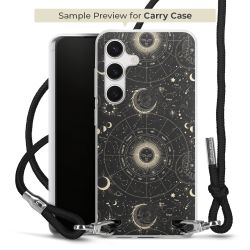 New Carry Case Transparent Stoff schwarz/silber
