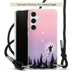 New Carry Case Transparent Stoff schwarz/silber