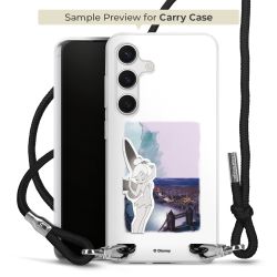 New Carry Case Transparent Stoff schwarz/silber