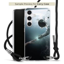 New Carry Case Transparent Stoff schwarz/silber