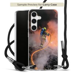 New Carry Case Transparent Stoff schwarz/silber