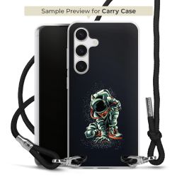 New Carry Case Transparent Stoff schwarz/silber