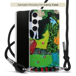 New Carry Case Transparent Stoff schwarz/silber