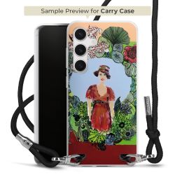 New Carry Case Transparent Stoff schwarz/silber