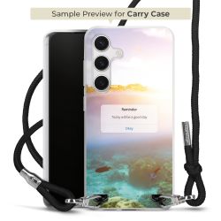 New Carry Case Transparent Stoff schwarz/silber