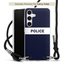 New Carry Case Transparent Stoff schwarz/silber