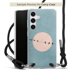 Carry Case Transparent Fabric black/silver